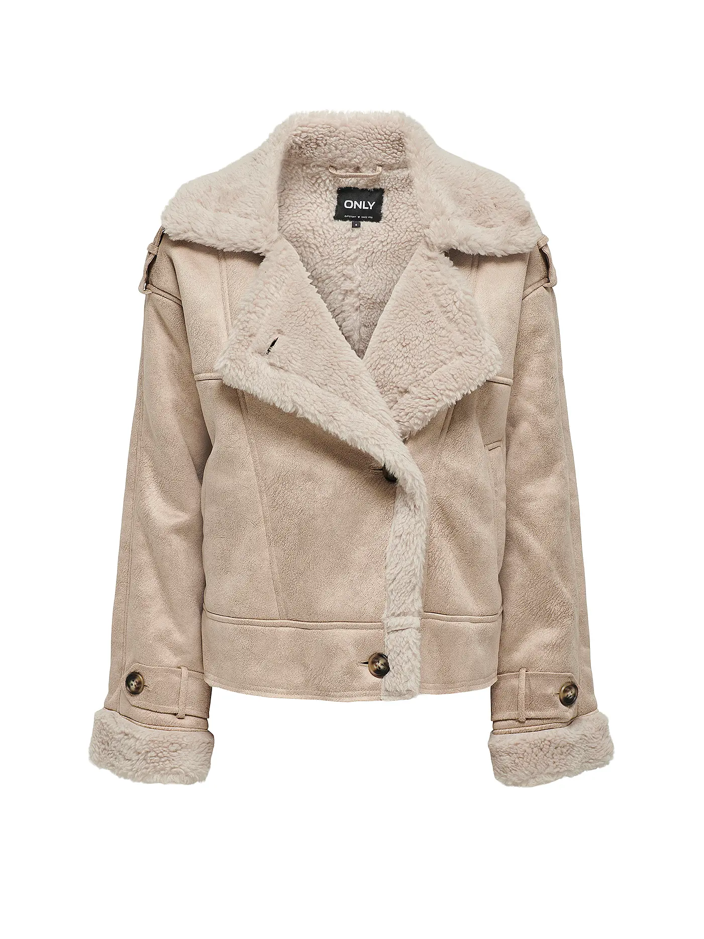 ONLY | Jacke in Felloptik ONLYLVA | beige