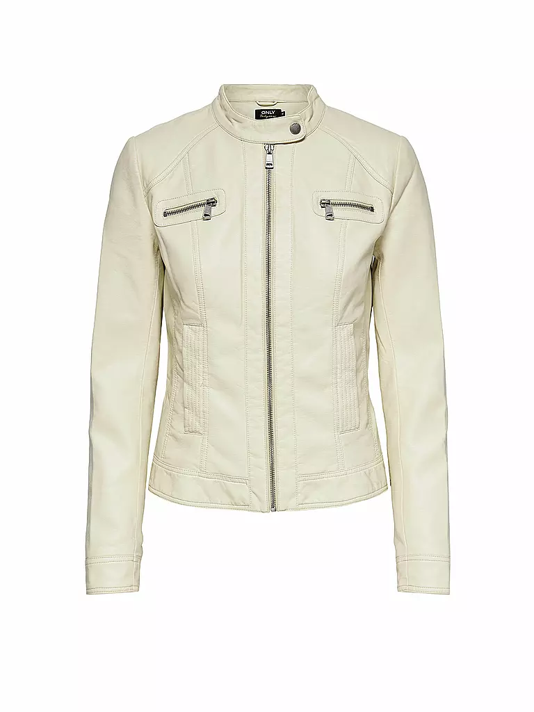 ONLY | Jacke In Lederoptik " ONLBANDIT " | grau