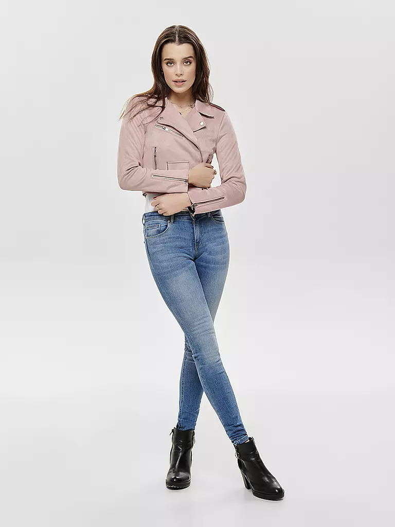 ONLY | Jacke in Lederoptik "ONLSHERRY" | rosa