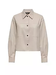 ONLY | Jacke in Lederoptik ONLJOLINE | beige
