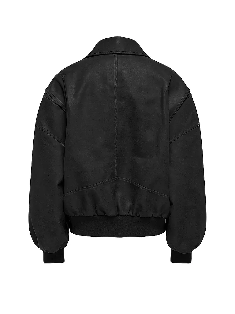 ONLY | Jacke in Lederoptik ONLSABA | schwarz