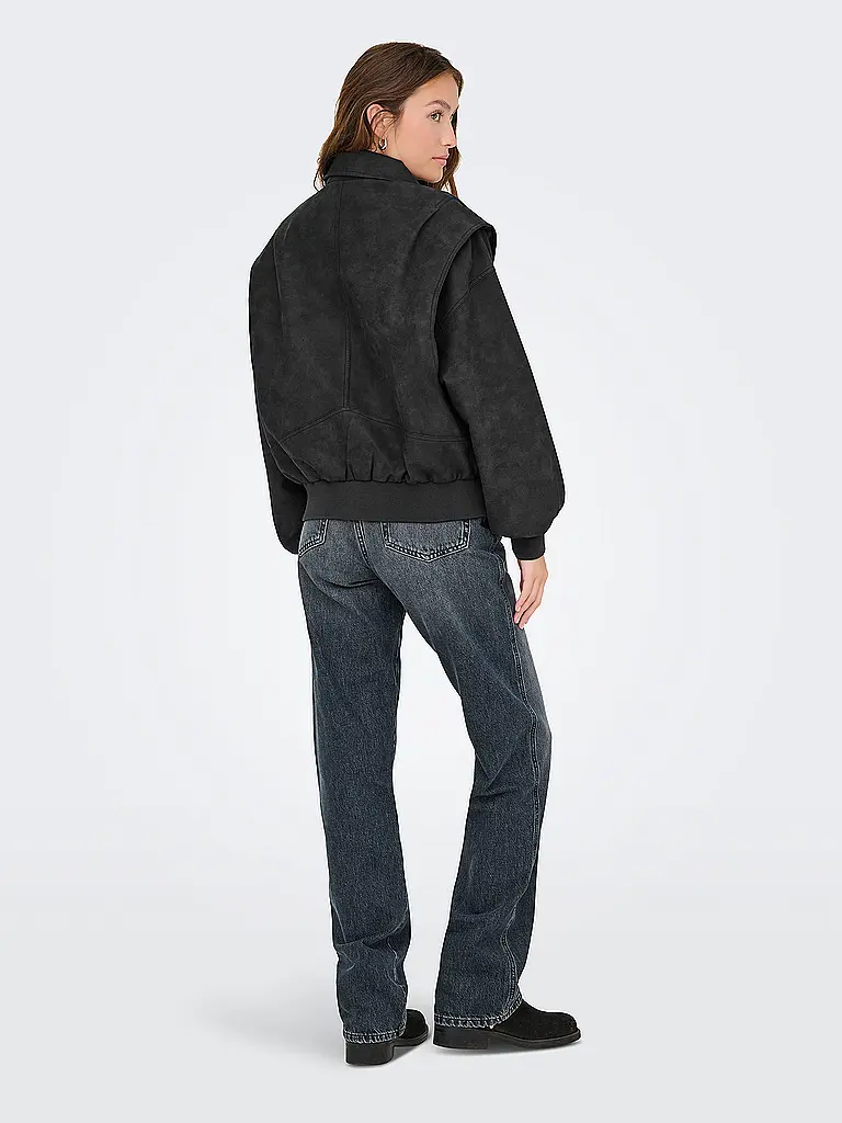 ONLY | Jacke in Lederoptik ONLSABA | schwarz