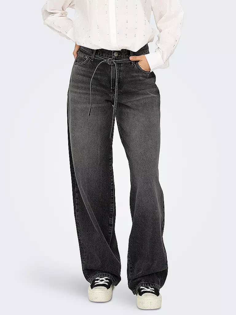 ONLY | Jeans Balloon Fit ONLGIANNA | schwarz