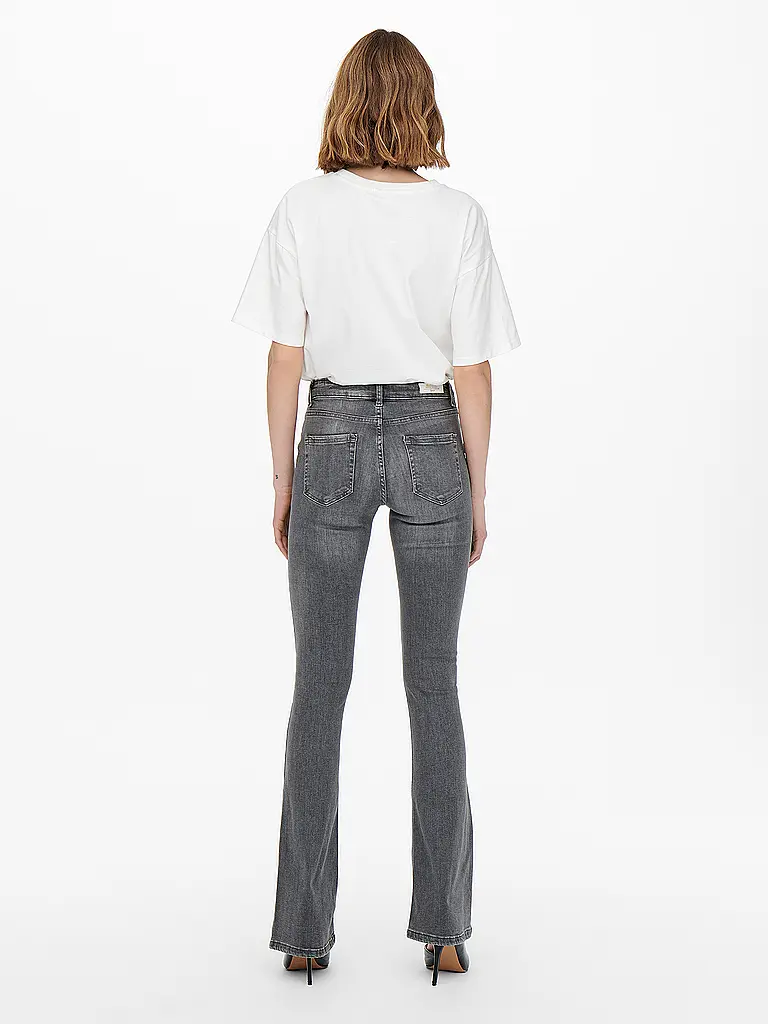 ONLY | Jeans Flared Fit ONLBLUSH | grau