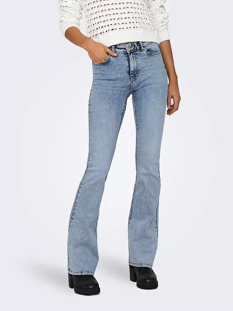 ONLY | Jeans Flared Fit ONLBLUSH | hellblau
