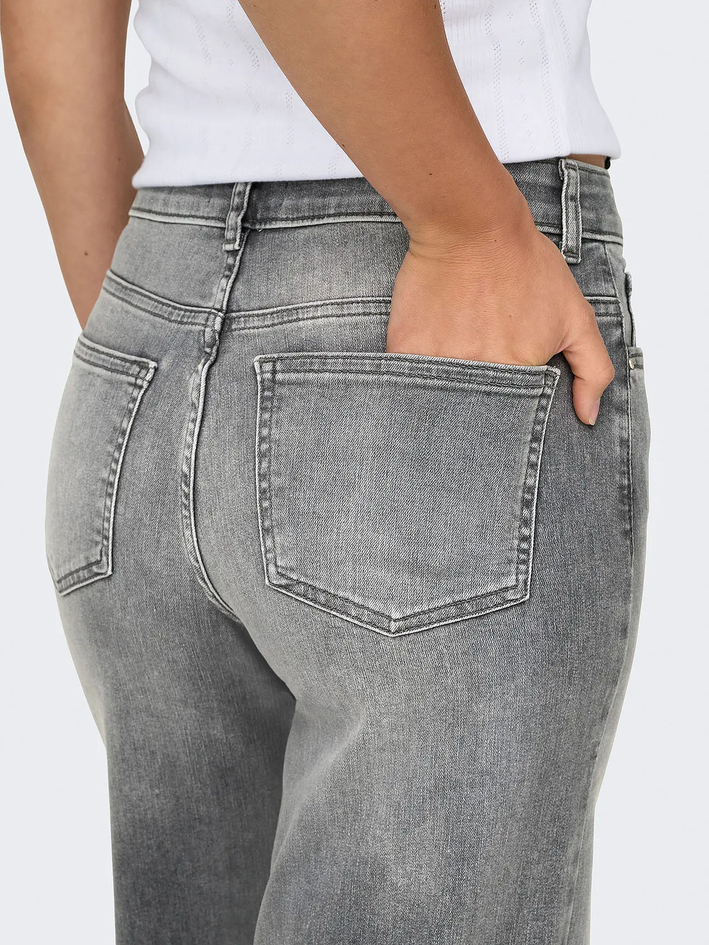 ONLY | Jeans Flared Fit ONLMADISON | hellgrau