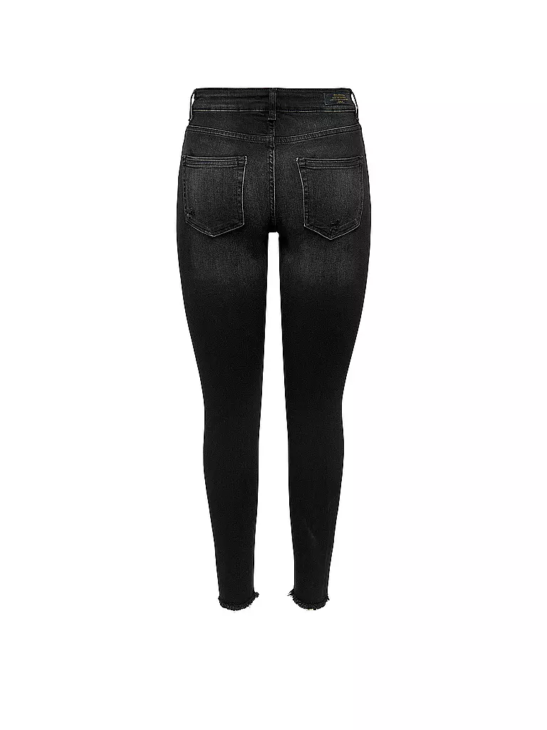 ONLY | Jeans Skinny Fit 7/8 ONLBLUSH  | schwarz