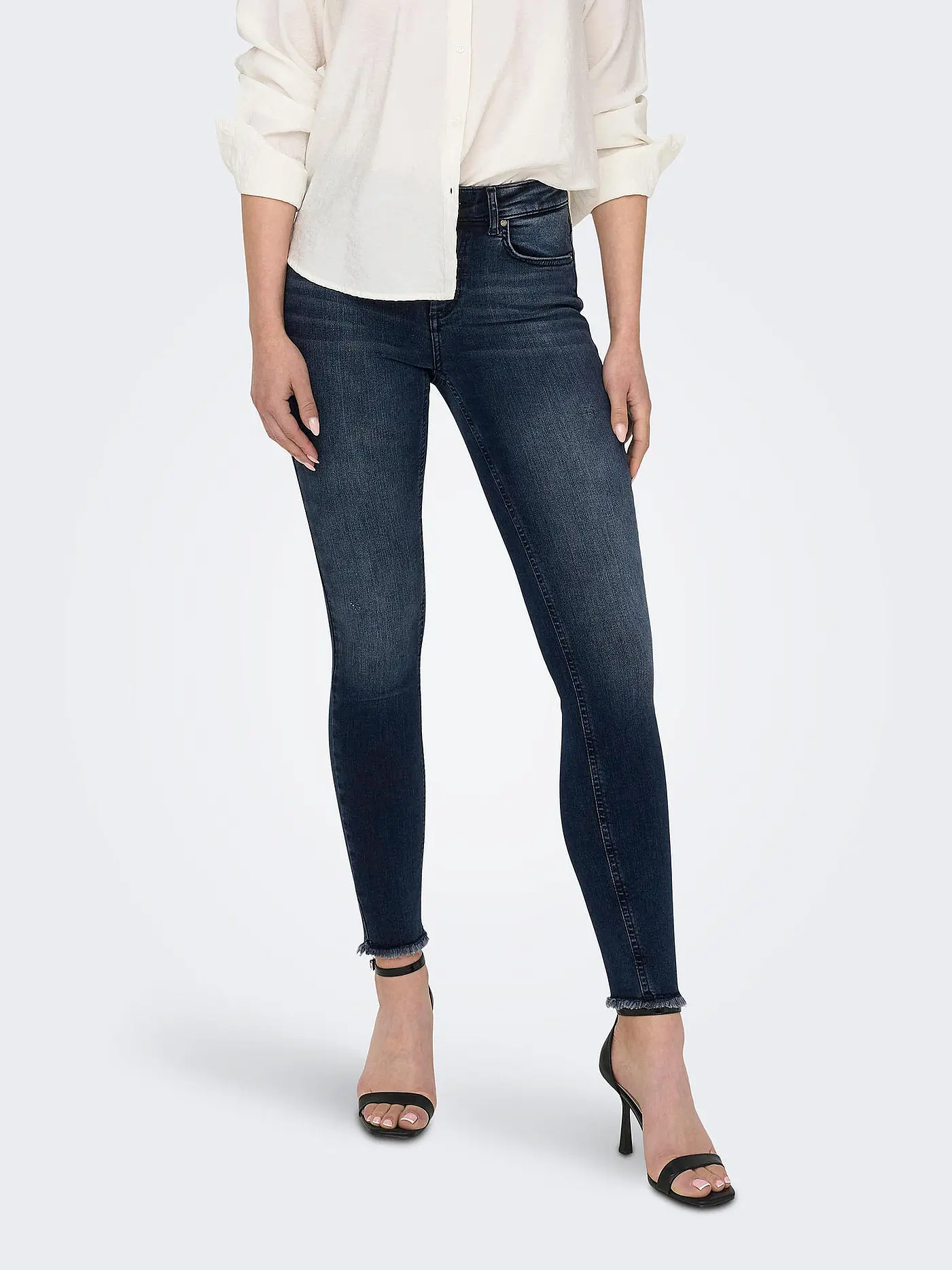 ONLY | Jeans Skinny Fit 7/8 ONLBLUSH | blau
