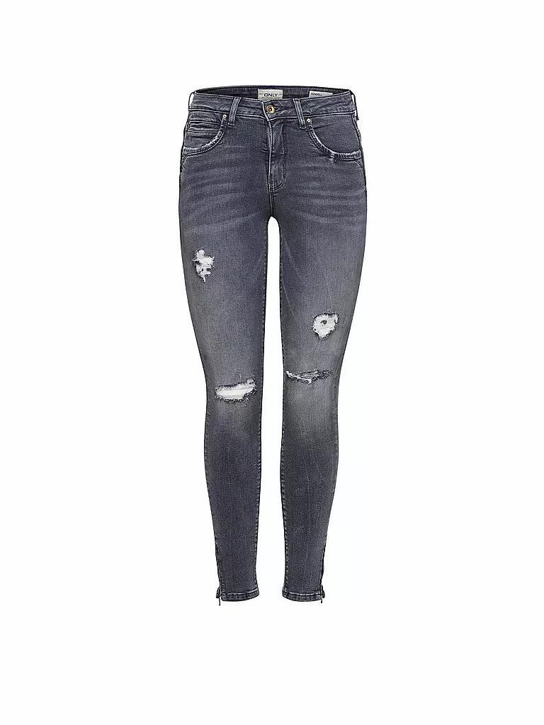 ONLY | Jeans Skinny Fit ONLKENDELL 7/8 | grau
