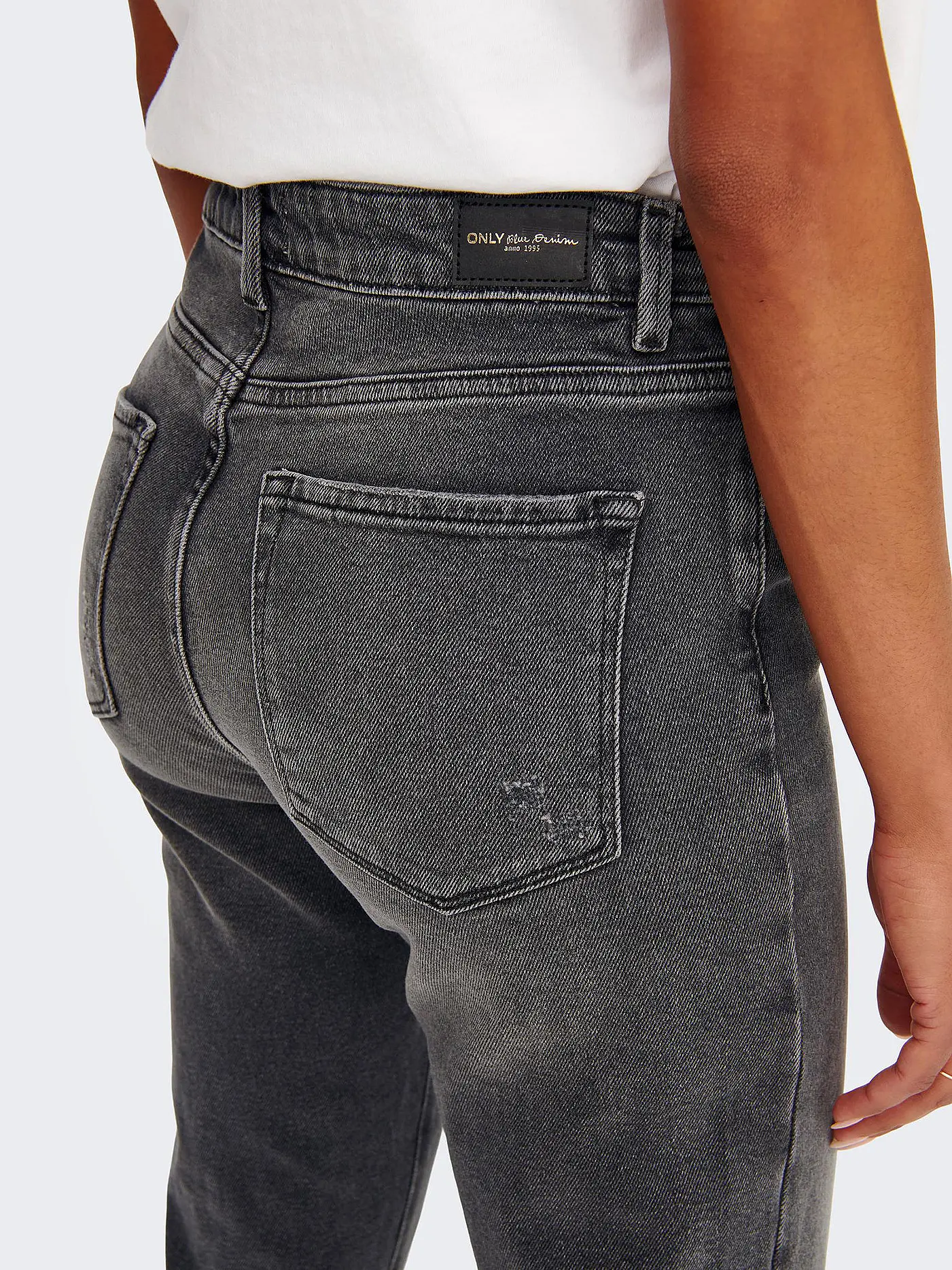 ONLY | Jeans Straight Fit ONLEMILY  7/8 | grau
