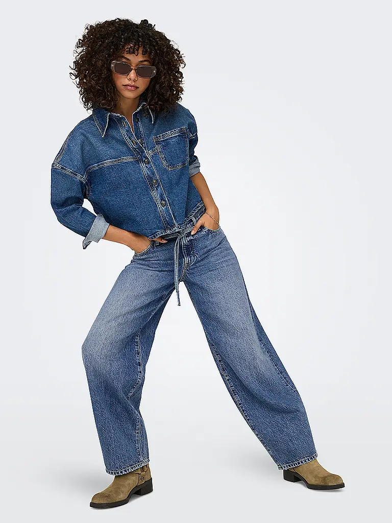 ONLY | Jeans Straight Fit ONLGIANNA | blau