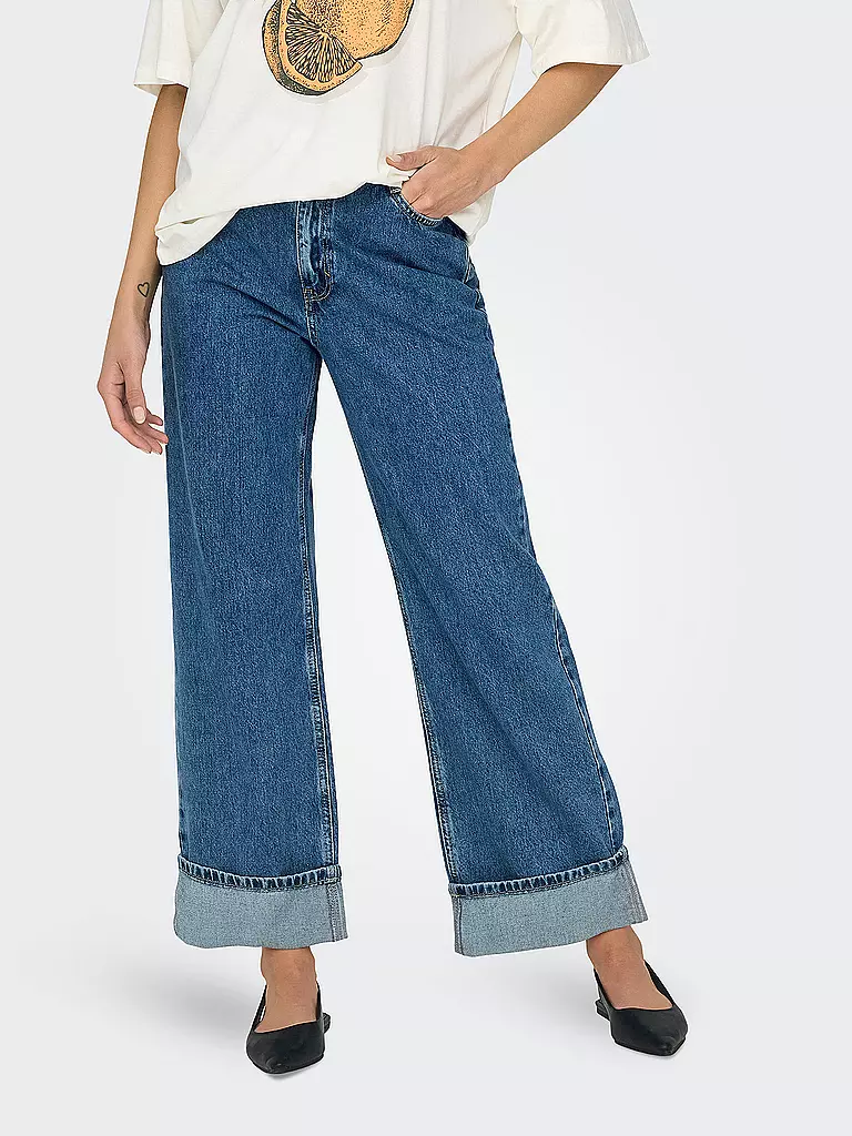 ONLY | Jeans Wide Fit ONLHOPE | blau