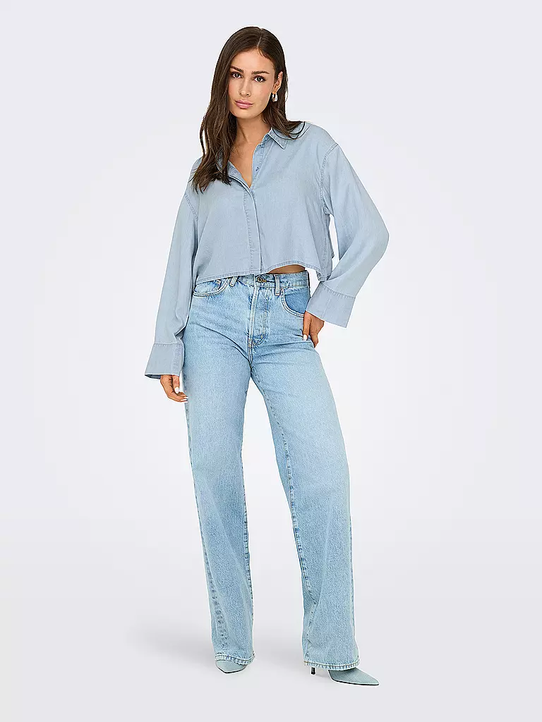 ONLY | Jeansbluse ONLCHARIS  | hellblau