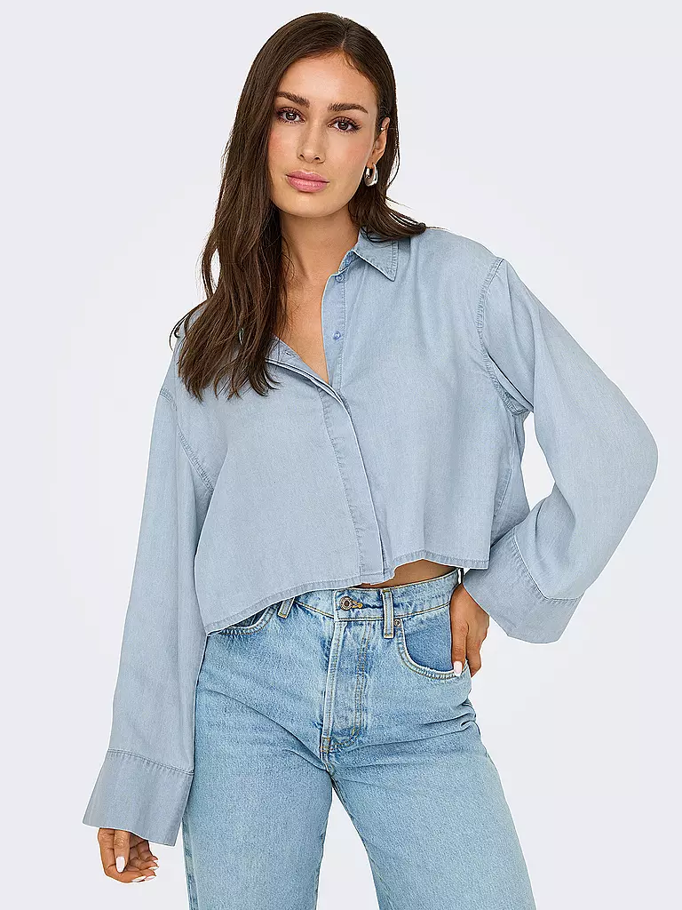 ONLY | Jeansbluse ONLCHARIS  | hellblau