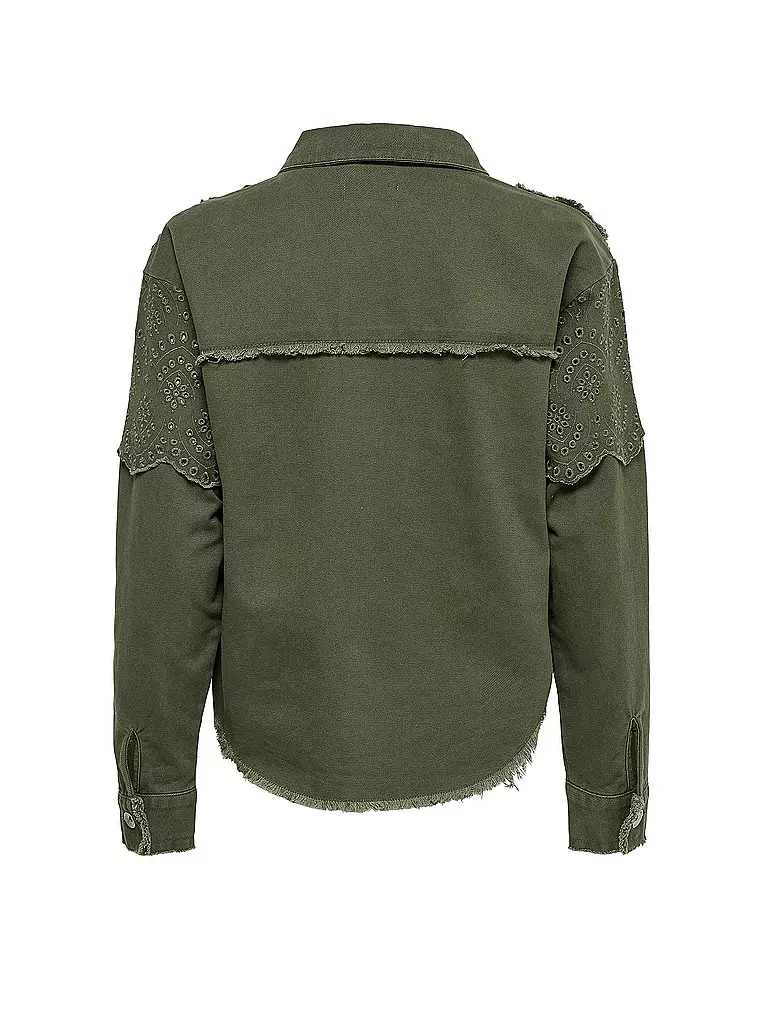 ONLY | Jeansjacke " ONLELENA  " | olive