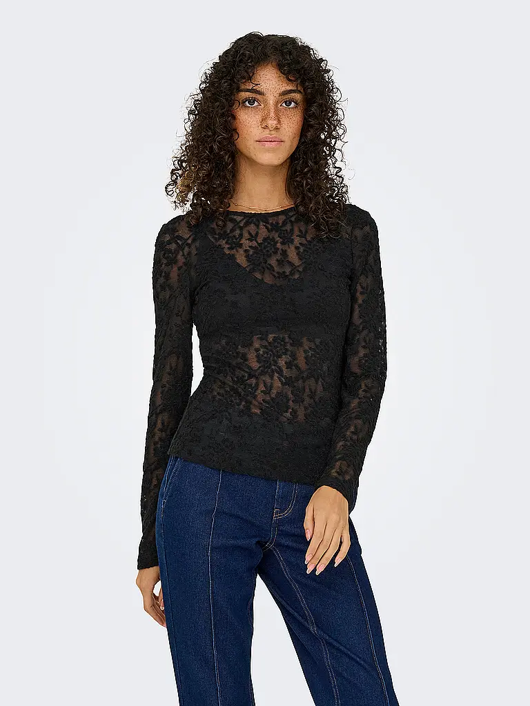 ONLY | Langarmshirt ONLBLAISE  | schwarz