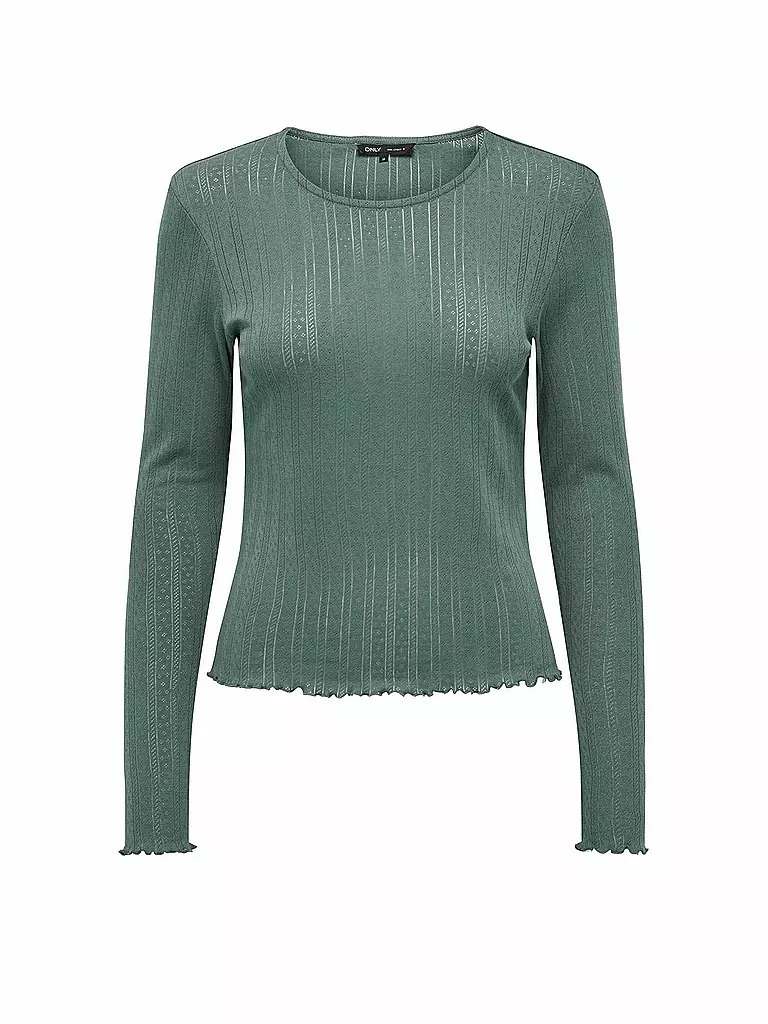 ONLY | Langarmshirt ONLCARLOTTA | dunkelgrün