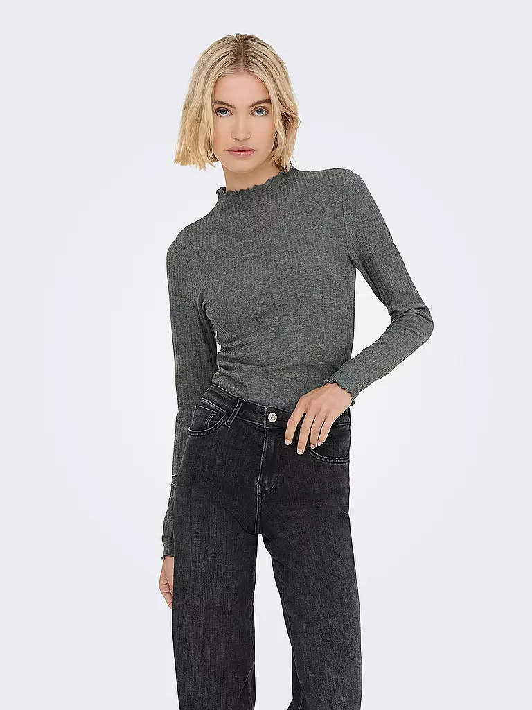 ONLY | Langarmshirt ONLEMMA | braun