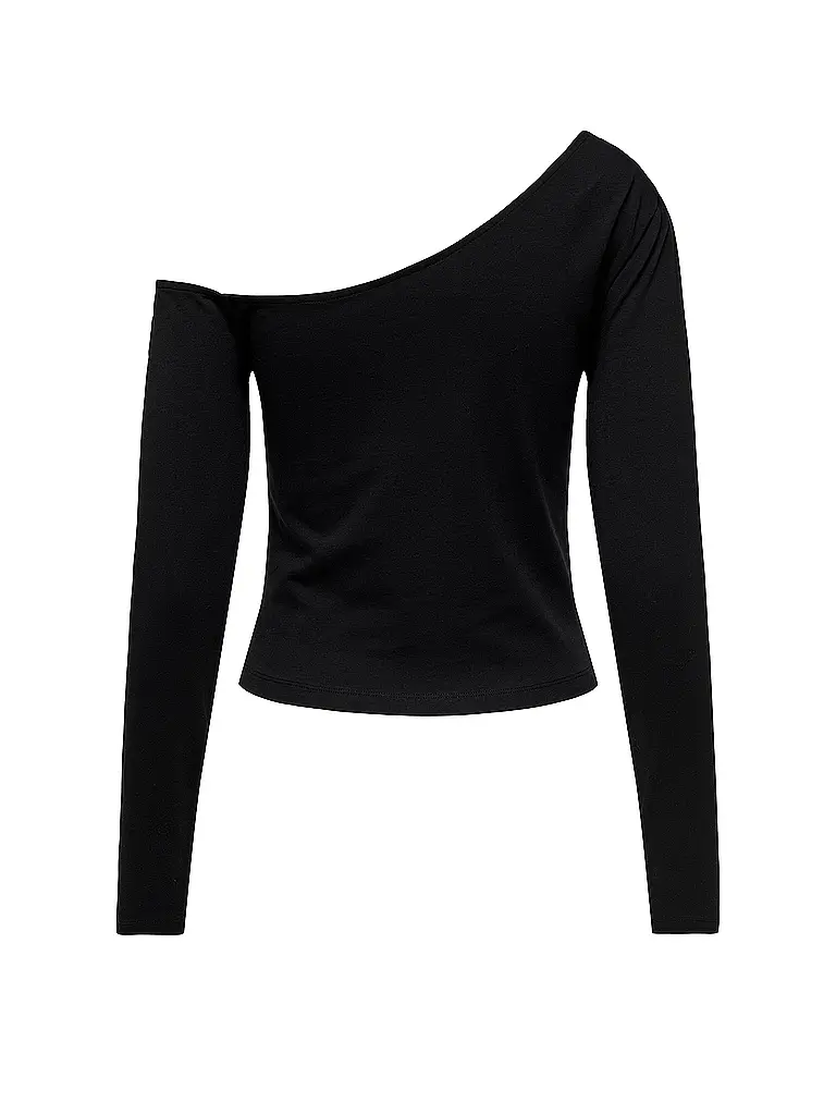 ONLY | Langarmshirt ONLLIVE LOVE LIFE | schwarz