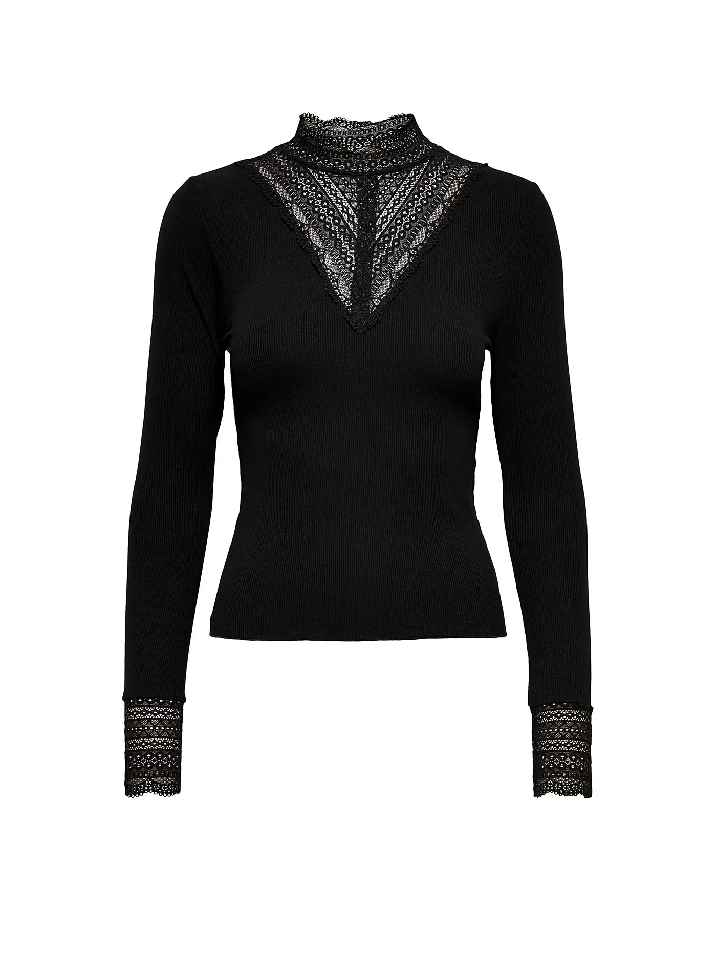 ONLY | Langarmshirt ONLTILDE | schwarz