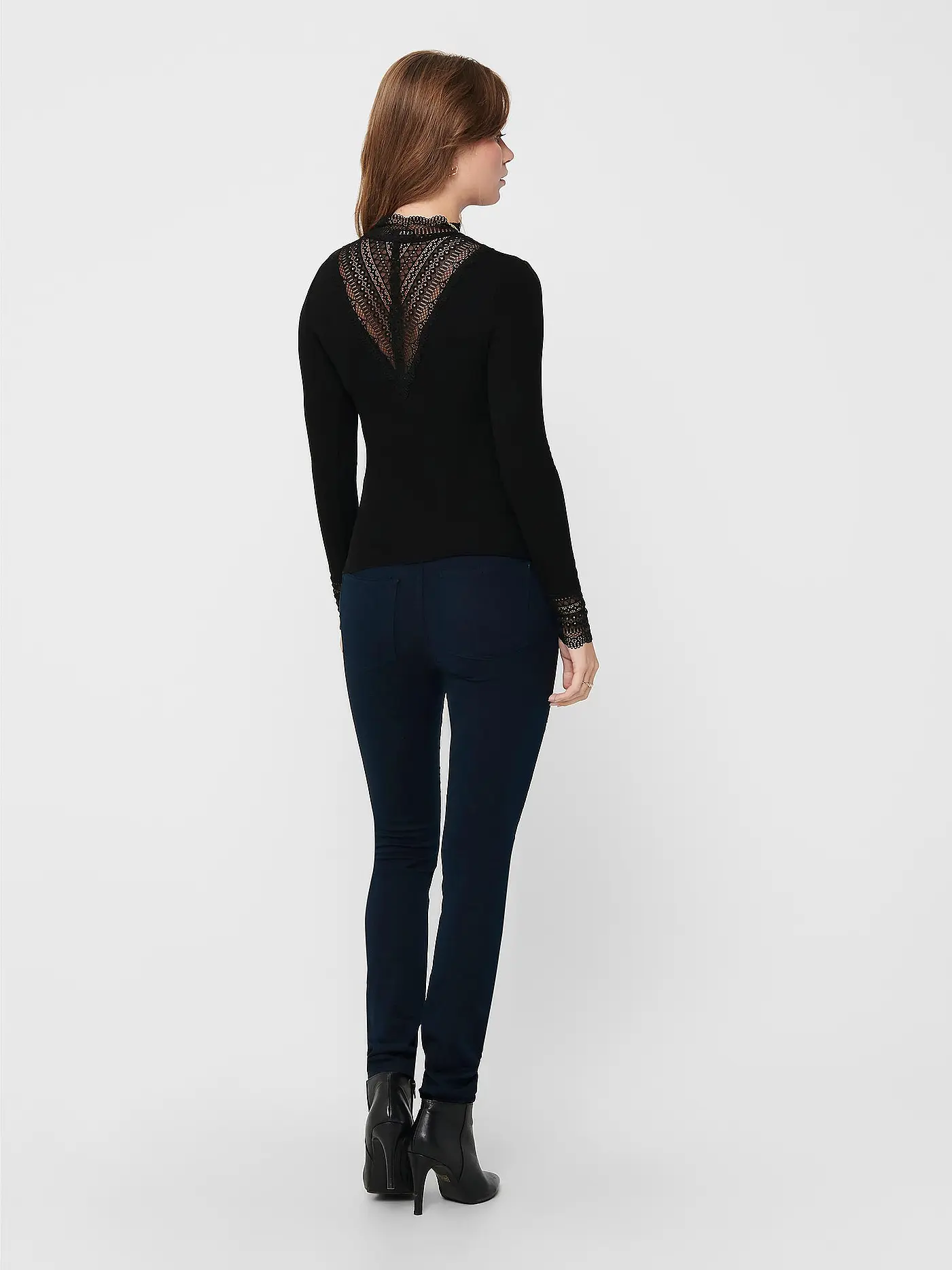 ONLY | Langarmshirt ONLTILDE | schwarz