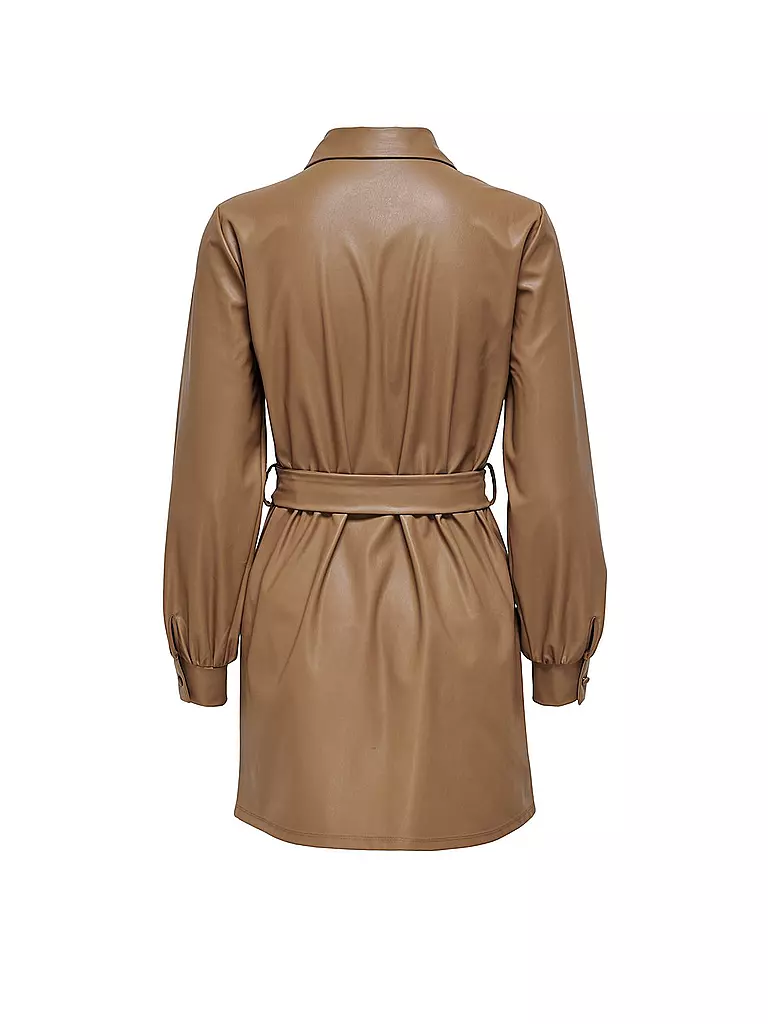 ONLY | Lederkleid ONLRUMA | beige