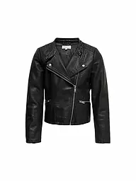 ONLY | Mädchen Bikerjacke in Lederoptik KONFREYA | Schwarz
