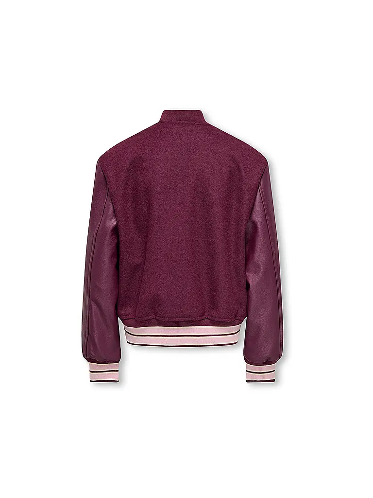 ONLY | Mädchen Jacke KOGWESTCOAST  | dunkelrot