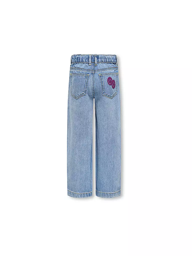 ONLY | Mädchen Jeans Wide Fit KMGCOMET | hellblau