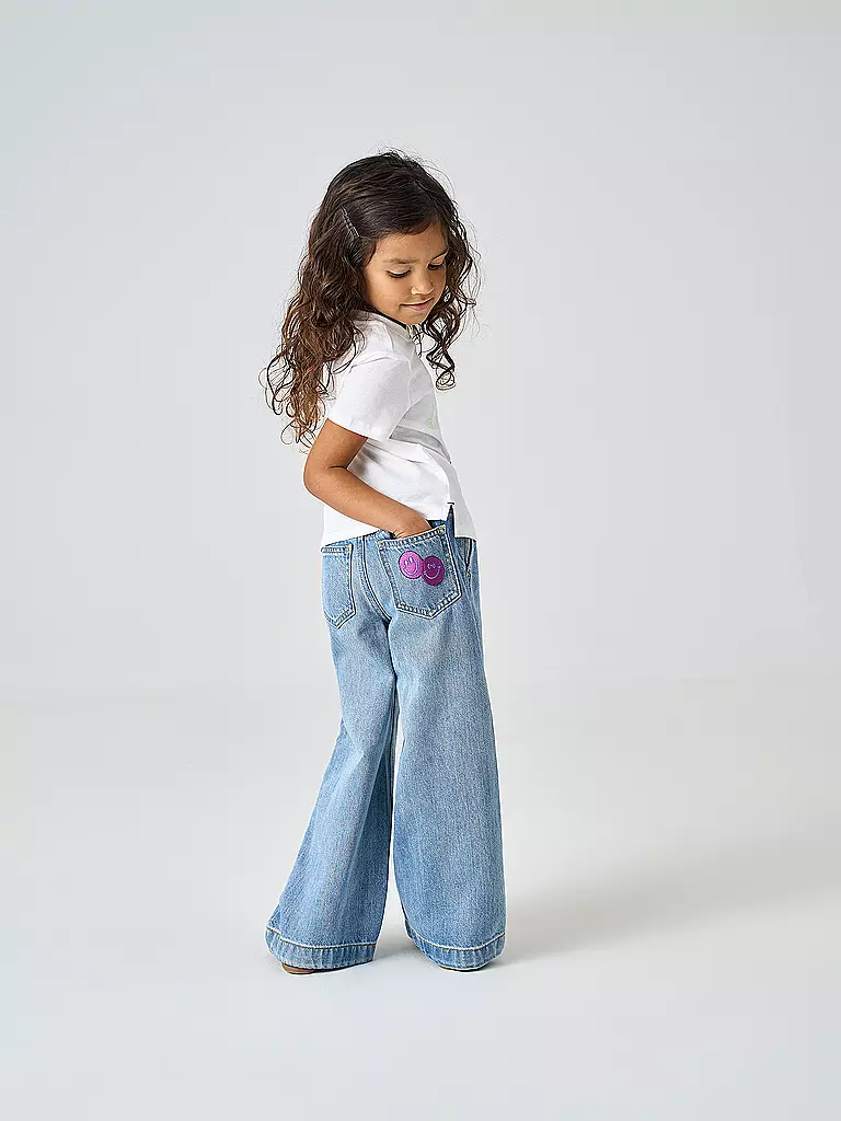 ONLY | Mädchen Jeans Wide Fit KMGCOMET | hellblau