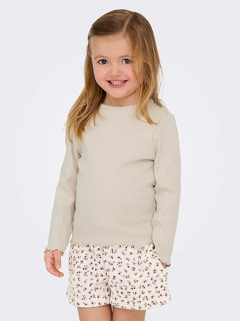 ONLY | Mädchen Langarmshirt KMGTRINNY | beige