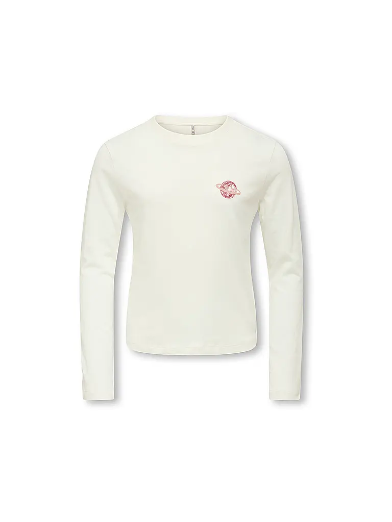 ONLY | Mädchen Langarmshirt KOGLUX | weiss