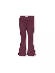 ONLY | Mädchen Leggings KMGPAIGE LIFE  | dunkelrot