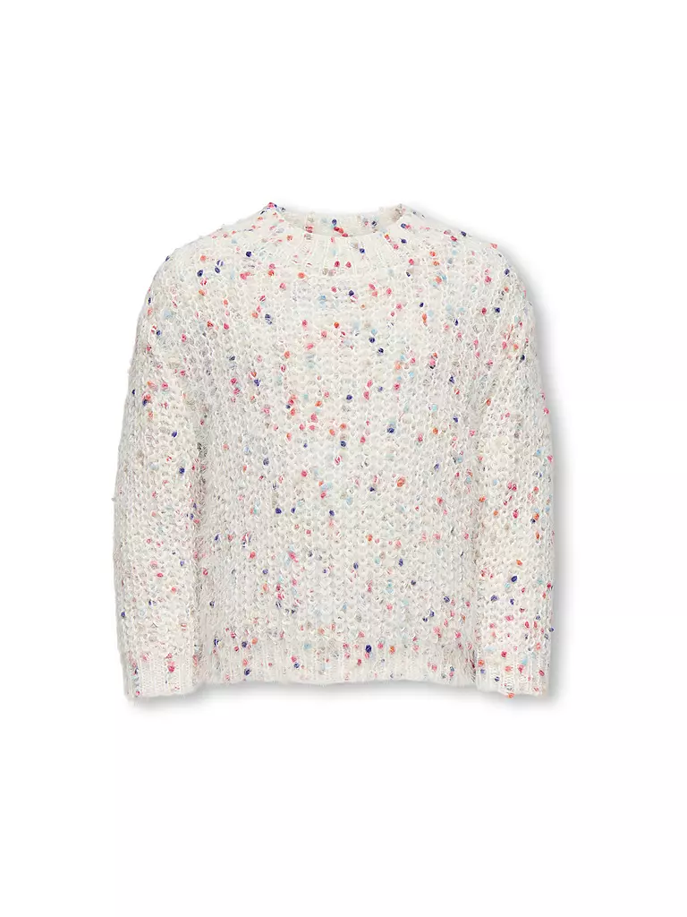 ONLY | Mädchen Pullover KMGLUDI  | Creme