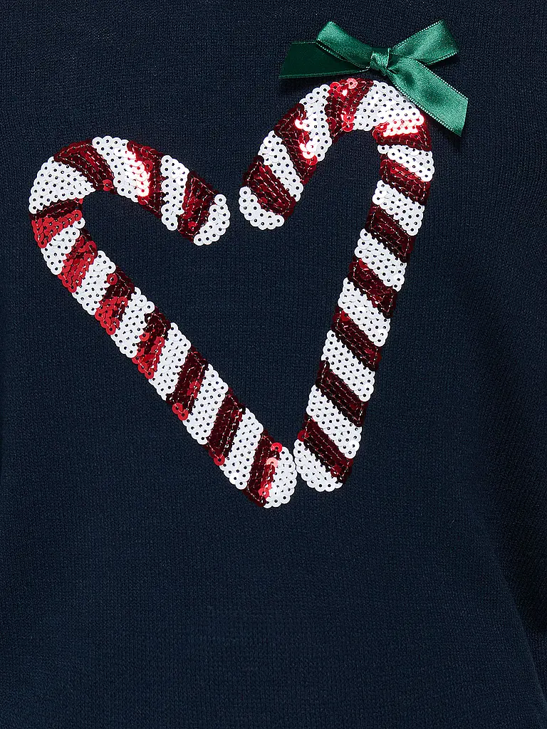 ONLY | Mädchen Pullover KOGXMAS | dunkelblau