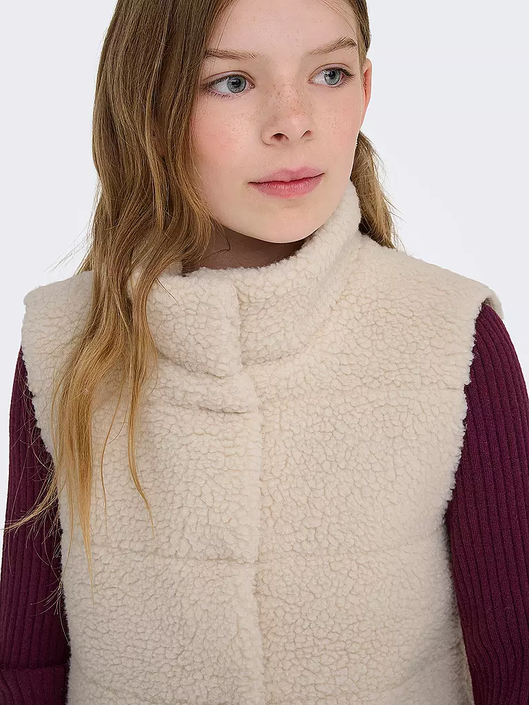ONLY | Mädchen Steppgilet KOGSANDRA | beige