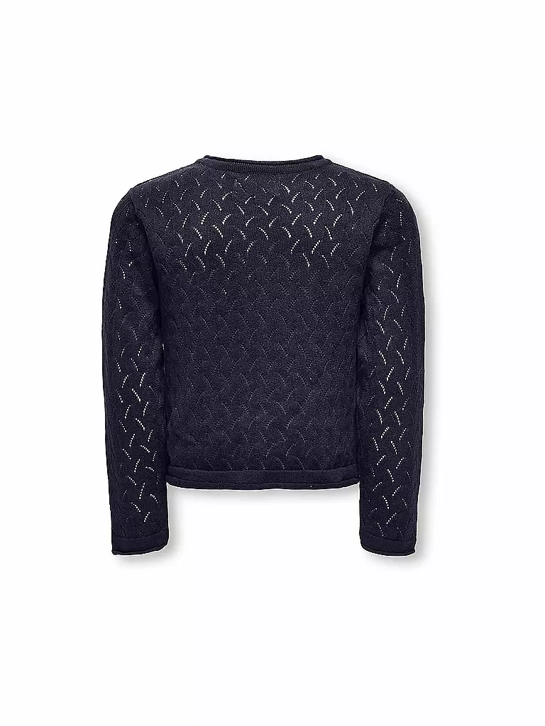 ONLY | Mädchen Strickjacke KMGMEGAN LIFE | dunkelblau
