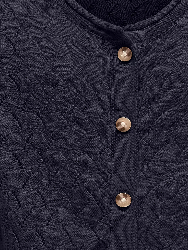 ONLY | Mädchen Strickjacke KMGMEGAN LIFE | dunkelblau