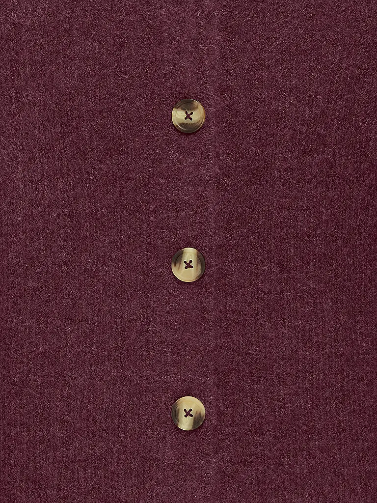 ONLY | Mädchen Strickjacke KOGCAMILLA | Dunkelrot