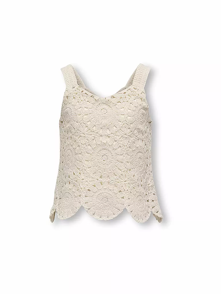 ONLY | Mädchen Stricktop KOGYVONNE  | creme