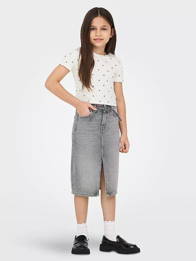 ONLY | Mädchen T-Shirt  | weiss