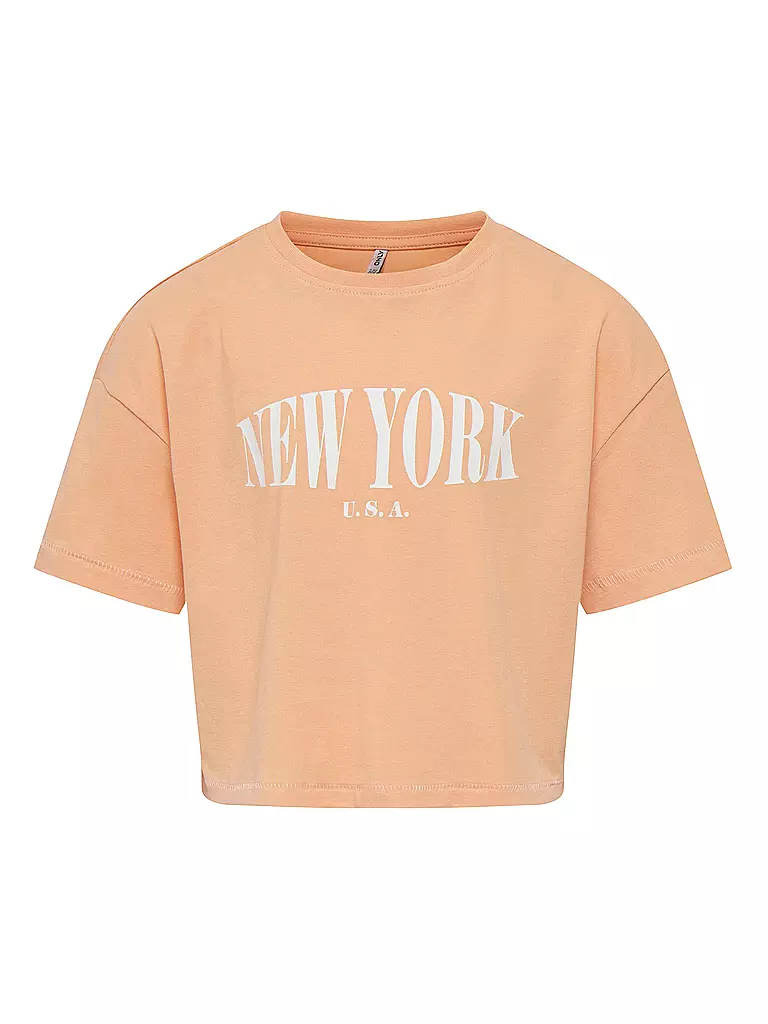 ONLY | Mädchen T-Shirt Cropped Fit  KOGOLIVIA | orange
