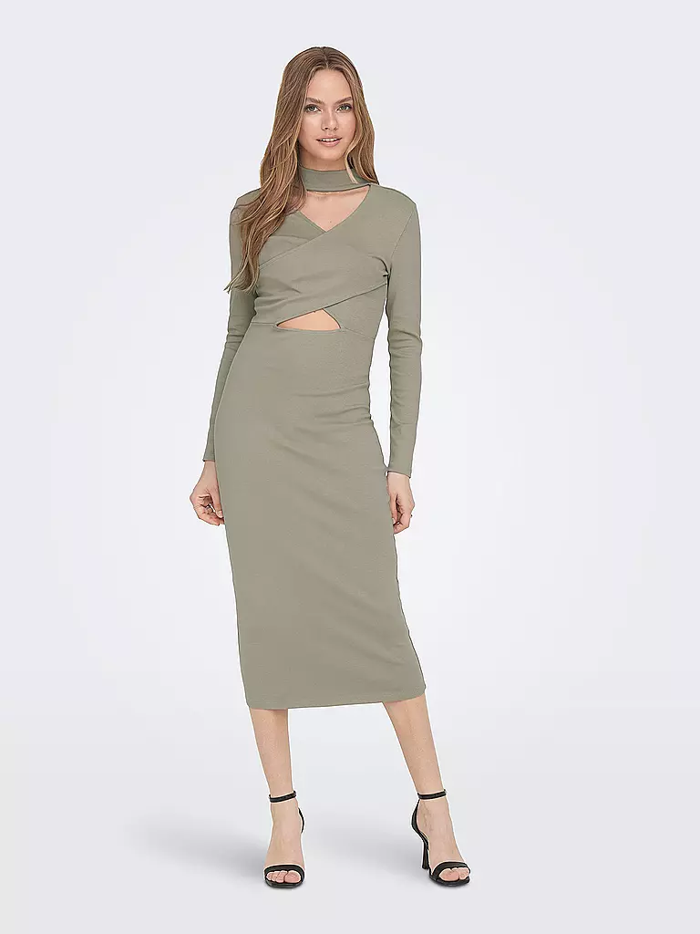 ONLY | Midikleid ONLINA | schwarz