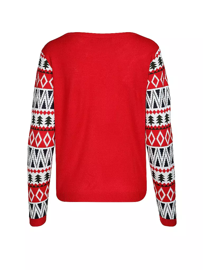 ONLY | Pullover "Xmas" | rot