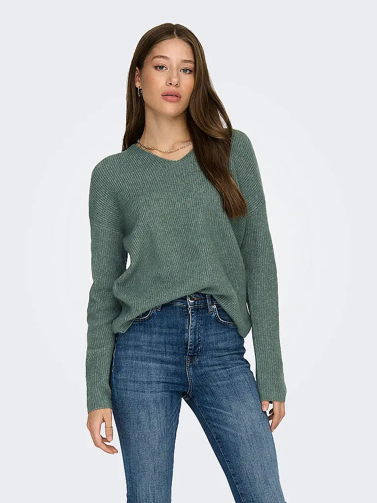 ONLY | Pullover ONLCAMILLA | dunkelgrün