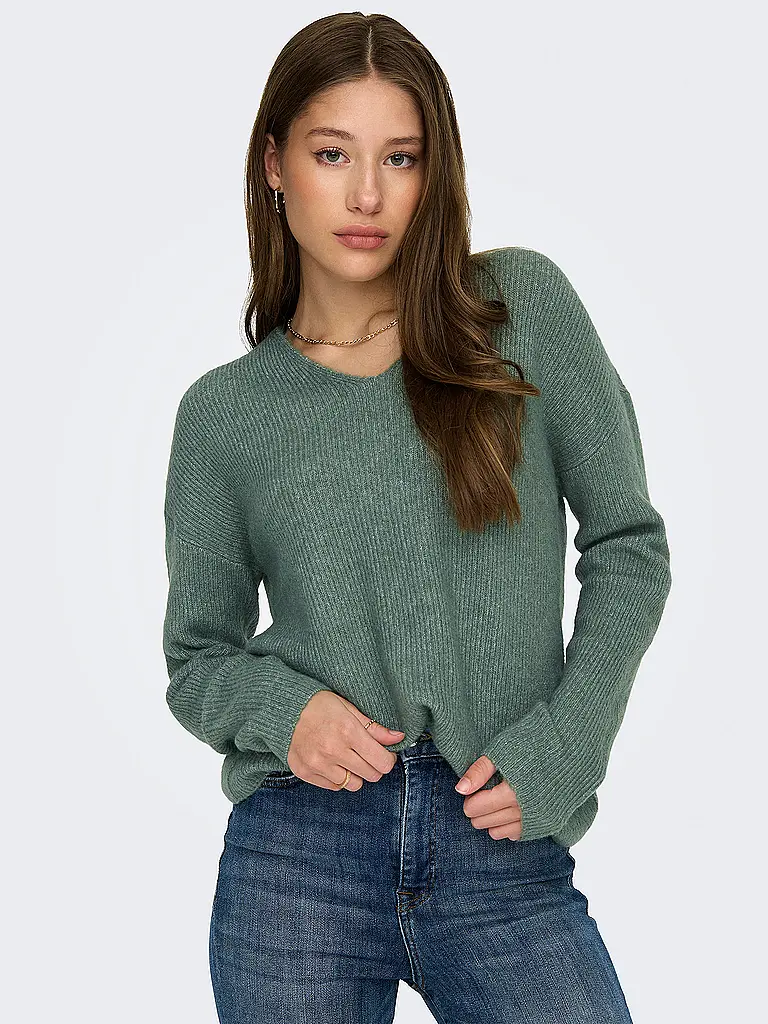 ONLY | Pullover ONLCAMILLA | dunkelgrün