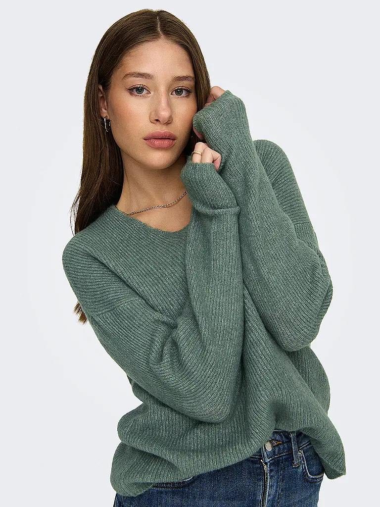 ONLY | Pullover ONLCAMILLA | dunkelgrün