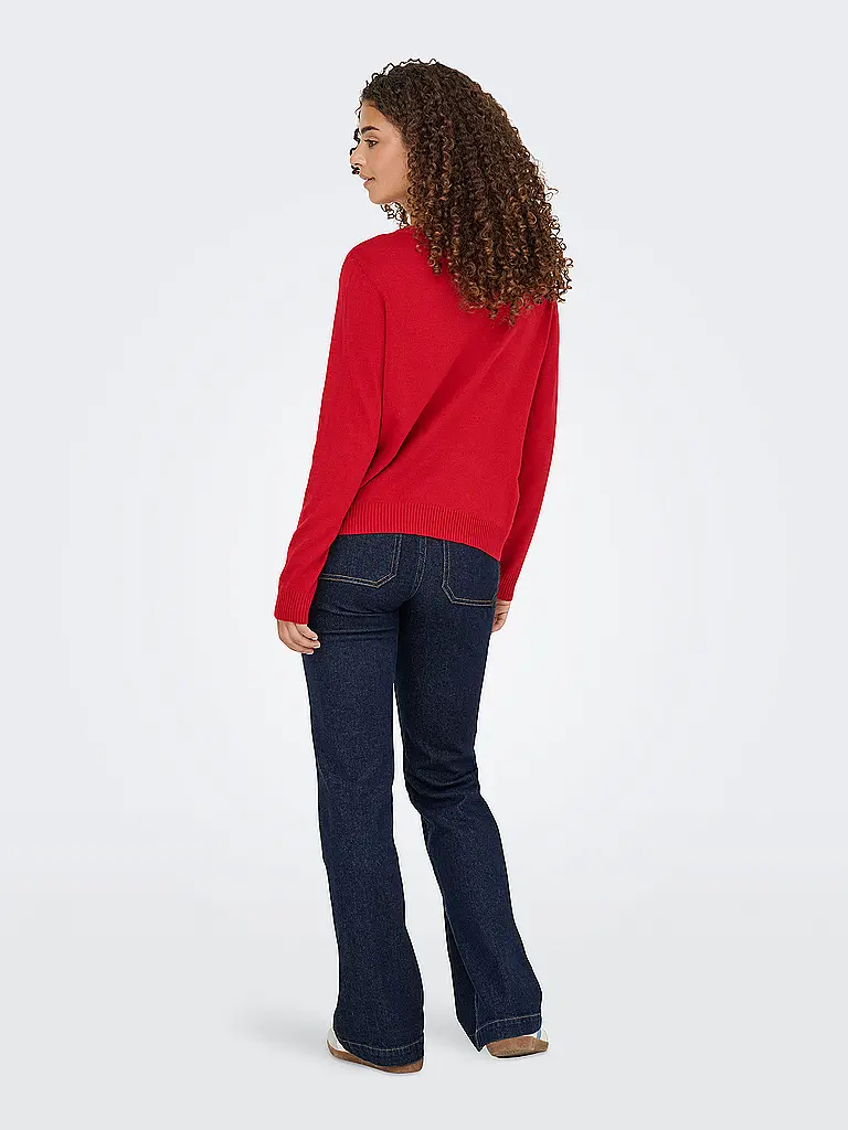 ONLY | Pullover ONLXMAS | rot