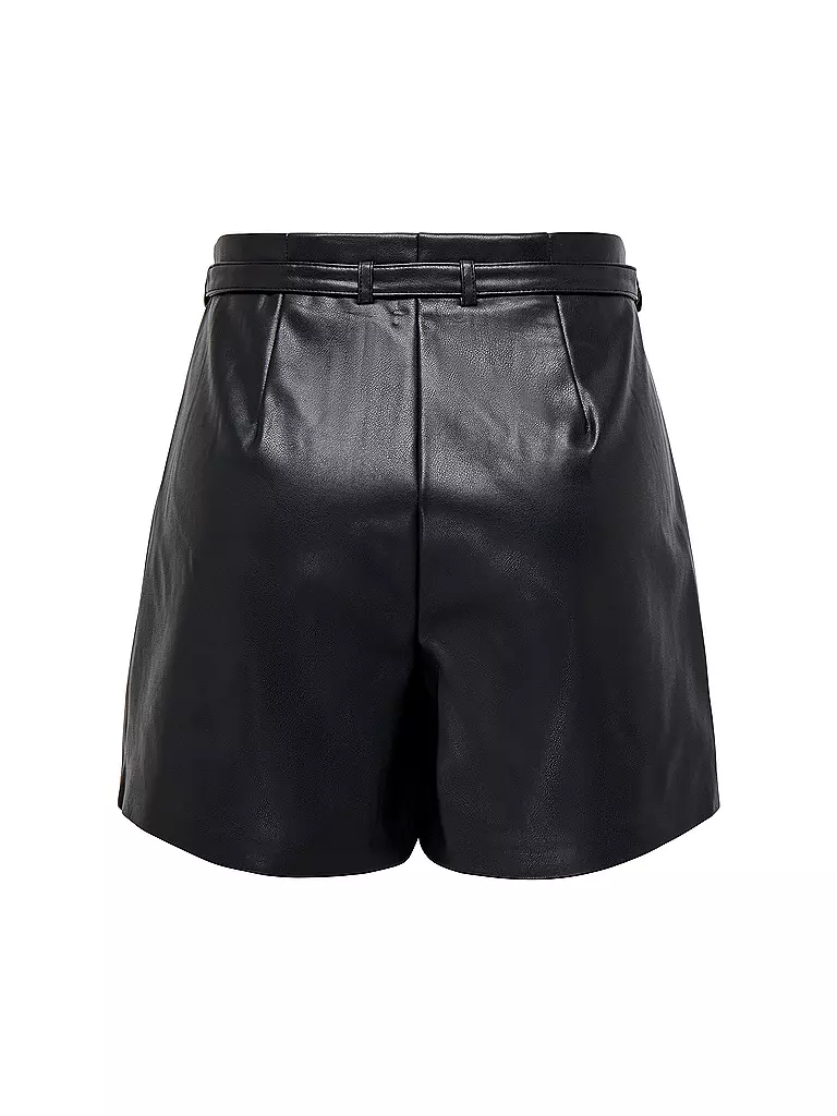 ONLY | Shorts in Lederoptik ONLHEIDI | schwarz