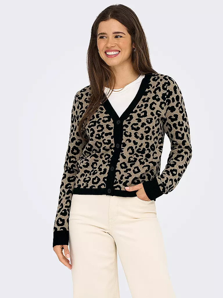 ONLY | Strickjacke ONLLEO | schwarz
